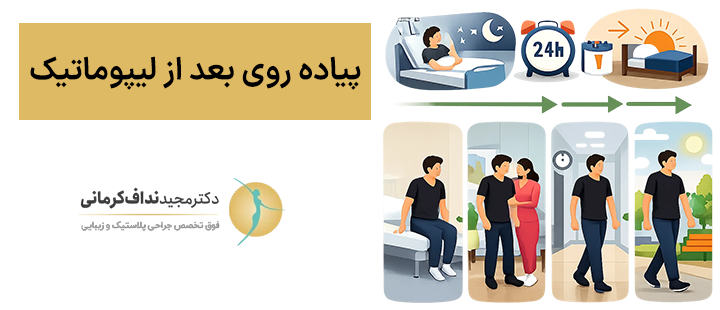 پیاده روی بعد از لیپوماتیک